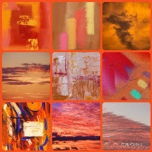 A Sunset photo montage