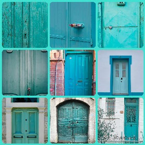 A Turquoise photo montage